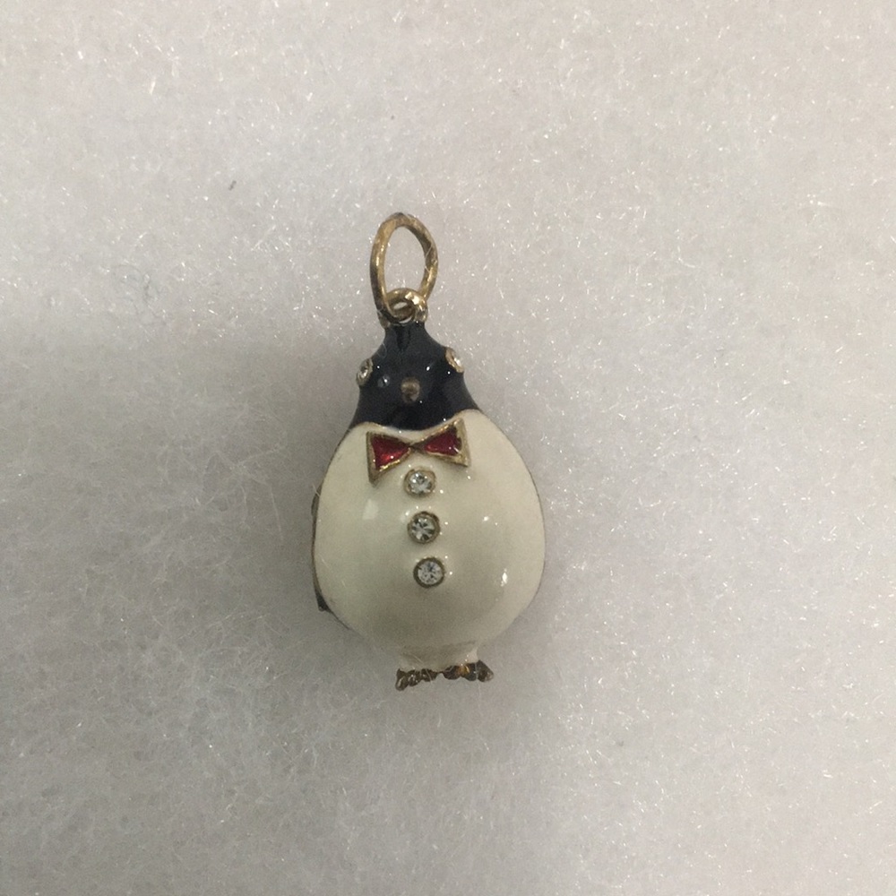 Artel Black Tie Affair ....penguin egg pendant